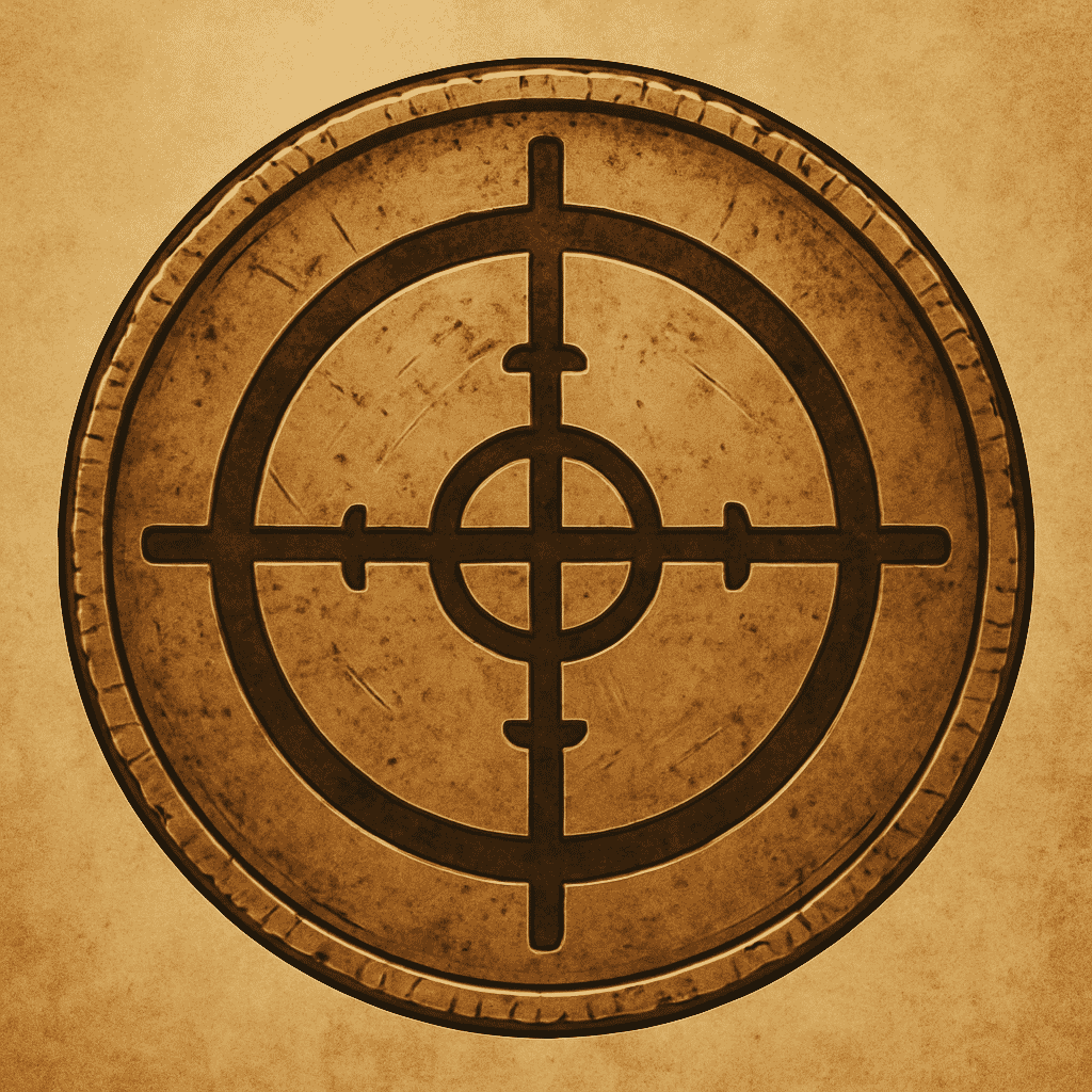 Sharpshooter character coin token/icon